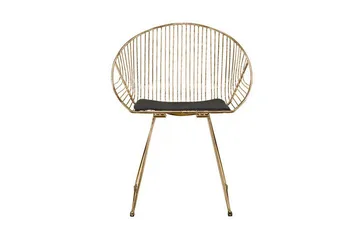 Aurora Stol Set Om 2 St - Guld - Möbler - Fåtölj & stolar - Matstol & köksstol