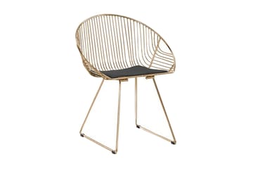 Aurora Stol Set Om 2 St - Guld - Möbler - Fåtölj & stolar - Matstol & köksstol