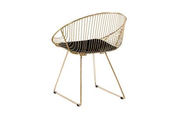 Aurora Stol Set Om 2 St - Guld - Möbler - Fåtölj & stolar - Matstol & köksstol