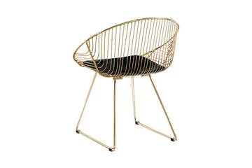 Aurora Stol Set Om 2 St - Guld - Möbler - Fåtölj & stolar - Matstol & köksstol