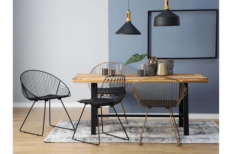 Aurora Stol Set Om 2 St - Svart - Möbler - Fåtölj & stolar - Matstol & köksstol