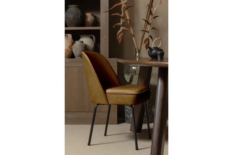 Bastien Matstol - Honungsgul - Möbler - Fåtölj & stolar - Matstol & köksstol