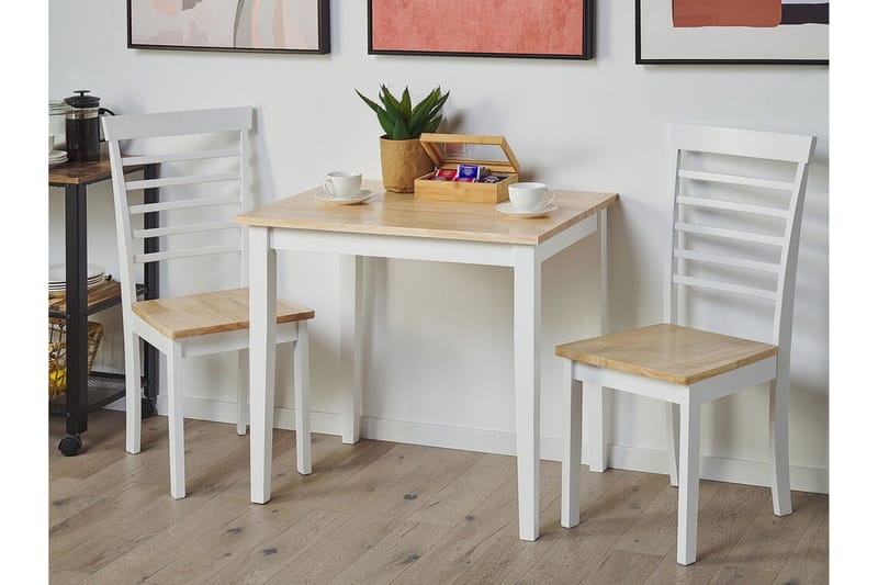 Battersby Matstol 2-pack - Vit/Ljust Trä - Möbler - Fåtölj & stolar - Matstol & köksstol