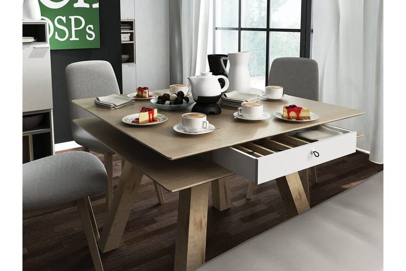 Bent Pall Beige - VOX - Möbler - Fåtölj & stolar - Matstol & köksstol