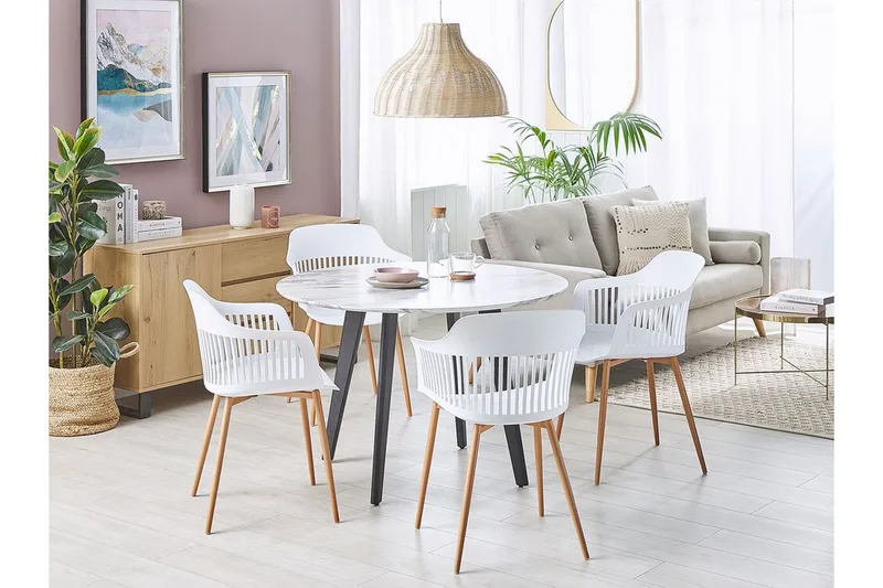 Bereca Matstol 2-pack - Vit - Möbler - Fåtölj & stolar - Matstol & köksstol