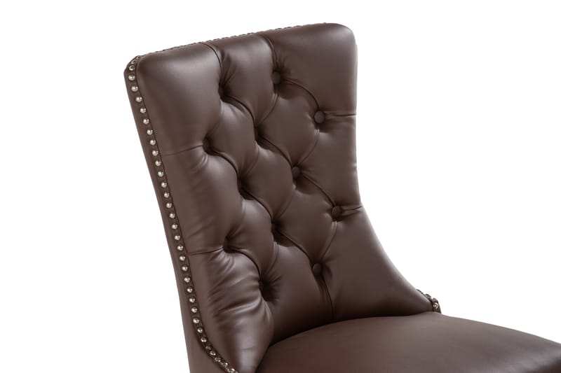 Bergviken Matstol Konstläder - Brun / Trä - Möbler - Fåtölj & stolar - Matstol & köksstol