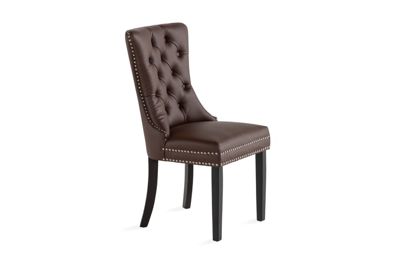 Bergviken Matstol Konstläder - Brun / Trä - Möbler - Fåtölj & stolar - Matstol & köksstol