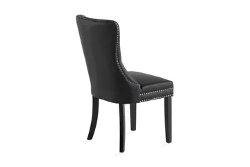 Bergviken Matstol Konstläder - Svart / Trä - Möbler - Fåtölj & stolar - Matstol & köksstol