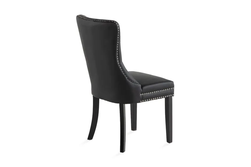 Bergviken Matstol Konstläder - Svart / Trä - Möbler - Fåtölj & stolar - Matstol & köksstol