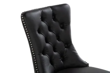 Bergviken Matstol Konstläder - Svart / Trä - Möbler - Fåtölj & stolar - Matstol & köksstol