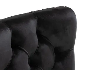 Bergviken Matstol Sammet - Svart / Trä - Möbler - Fåtölj & stolar - Matstol & köksstol