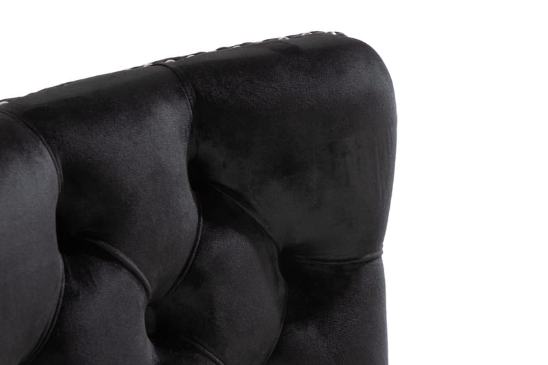 Bergviken Matstol Sammet - Svart / Trä - Möbler - Fåtölj & stolar - Matstol & köksstol