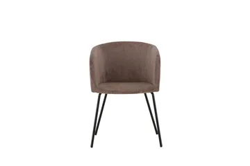 Berit Karmstol - Brun - Möbler - Fåtölj & stolar - Matstol & köksstol