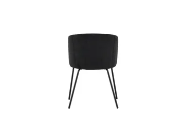 Berit Karmstol - Svart - Möbler - Fåtölj & stolar - Matstol & köksstol