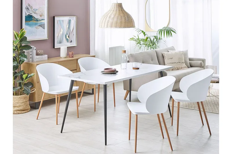 Blaykee Matstol 2-pack - Vit - Möbler - Fåtölj & stolar - Matstol & köksstol