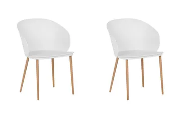 Blaykee Matstol 2-pack - Vit - Möbler - Fåtölj & stolar - Matstol & köksstol