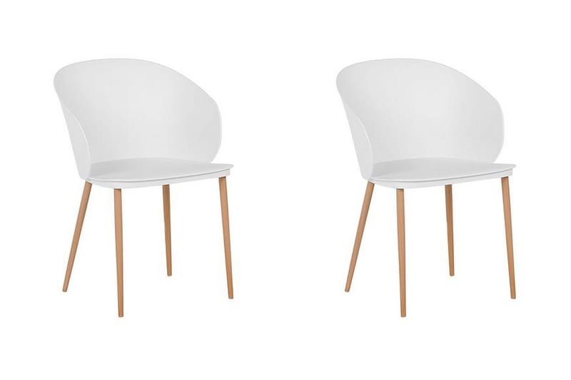 Blaykee Matstol 2-pack - Vit - Möbler - Fåtölj & stolar - Matstol & köksstol
