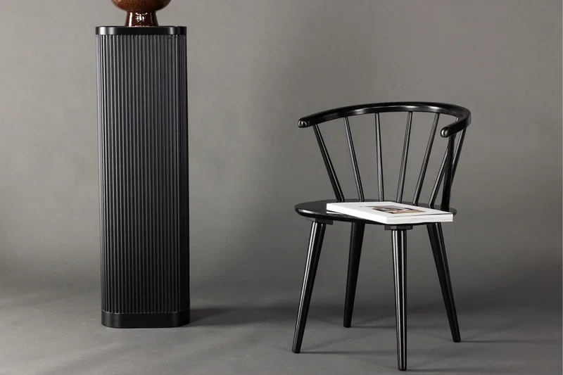 Bobby Karmstol - Svart - Möbler - Fåtölj & stolar - Matstol & köksstol