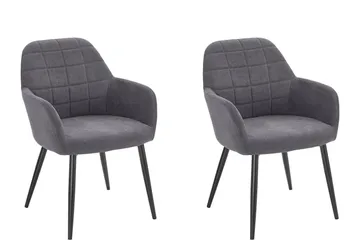 Brest Karmstol - Grå - Möbler - Fåtölj & stolar - Matstol & köksstol