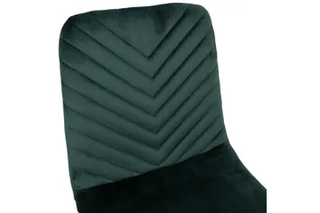 Brie Stol Mörkgrå Sammet - Möbler - Fåtölj & stolar - Matstol & köksstol