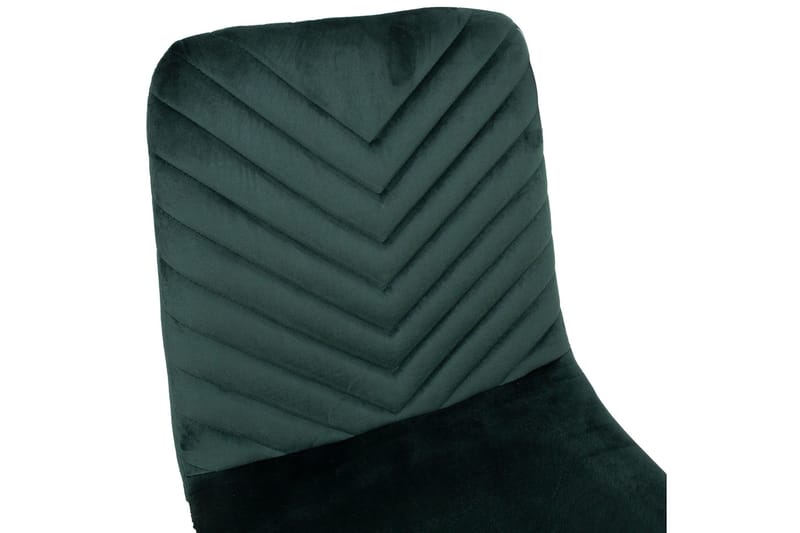 Brie Stol Mörkgrå Sammet - Möbler - Fåtölj & stolar - Matstol & köksstol