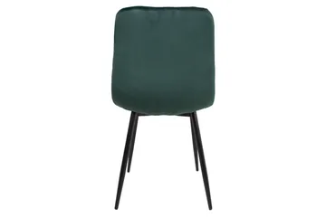 Brie Stol Mörkgrå Sammet - Möbler - Fåtölj & stolar - Matstol & köksstol