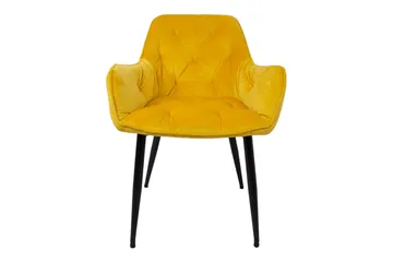 Brita Stol 61x57x83 cm Gul - Möbler - Fåtölj & stolar - Matstol & köksstol