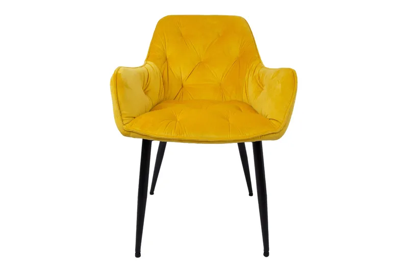 Brita Stol 61x57x83 cm Gul - Möbler - Fåtölj & stolar - Matstol & köksstol