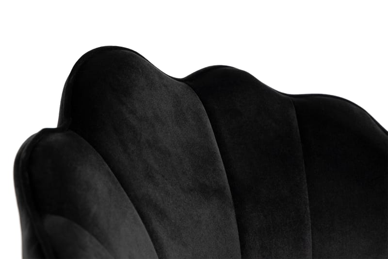 Broddhult Matstol - Svart / Metal / Sammet - Möbler - Fåtölj & stolar - Matstol & köksstol