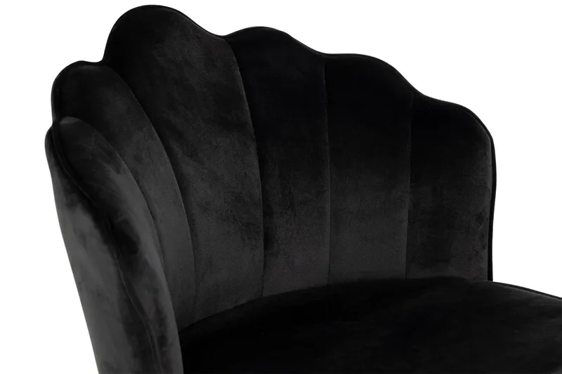 Broddhult Matstol - Svart / Metal / Sammet - Möbler - Fåtölj & stolar - Matstol & köksstol