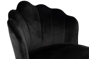 Broddhult Matstol - Svart / Metal / Sammet - Möbler - Fåtölj & stolar - Matstol & köksstol