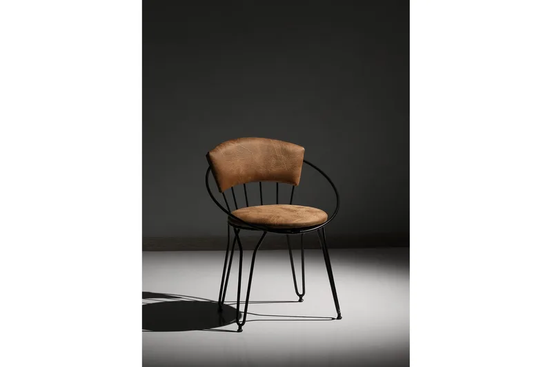 Brutorp Matstol - Svart/Beige - Möbler - Fåtölj & stolar - Matstol & köksstol