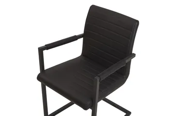 Buford Matstol 2-pack - Konstläder/Svart - Möbler - Fåtölj & stolar - Matstol & köksstol