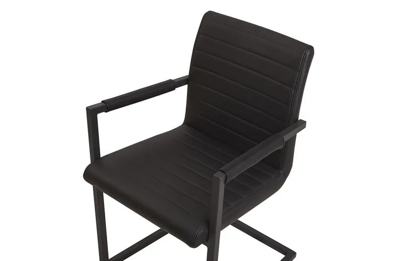 Buford Matstol 2-pack - Konstläder/Svart - Möbler - Fåtölj & stolar - Matstol & köksstol