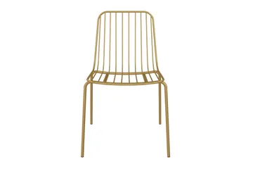 Caden Matstol Guld 2-pack - Dorel Home - Möbler - Fåtölj & stolar - Matstol & köksstol