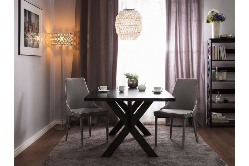 Camino Stol Set Om 2 St - Grå - Möbler - Fåtölj & stolar - Matstol & köksstol