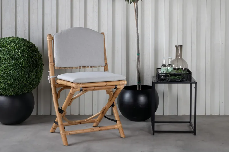 Cane Matstol med Dyna - Brun - Möbler - Fåtölj & stolar - Matstol & köksstol