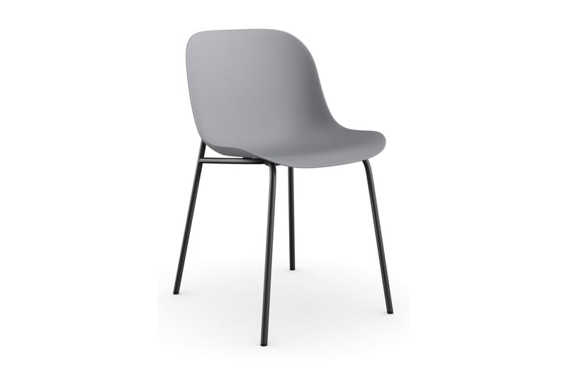 Cesareo Matstol - Grå/Svart - Möbler - Fåtölj & stolar - Matstol & köksstol