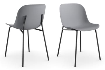 Cesareo Matstol - Grå/Svart - Möbler - Fåtölj & stolar - Matstol & köksstol