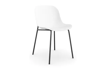 Cesareo Matstol - Vit/Svart - Möbler - Fåtölj & stolar - Matstol & köksstol