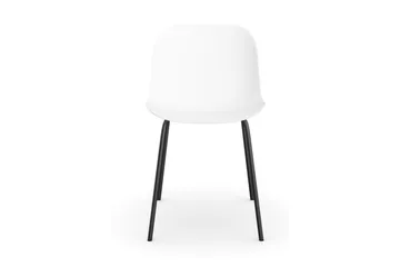 Cesareo Matstol - Vit/Svart - Möbler - Fåtölj & stolar - Matstol & köksstol