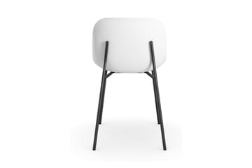 Cesareo Matstol - Vit/Svart - Möbler - Fåtölj & stolar - Matstol & köksstol
