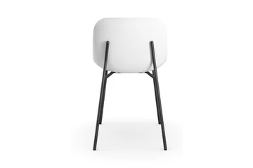 Cesareo Matstol - Vit/Svart - Möbler - Fåtölj & stolar - Matstol & köksstol