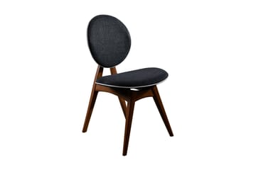 Charbel Matstol - Valnöt/Antracit - Möbler - Fåtölj & stolar - Matstol & köksstol