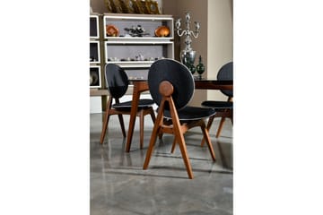 Charbel Matstol - Valnöt/Antracit - Möbler - Fåtölj & stolar - Matstol & köksstol