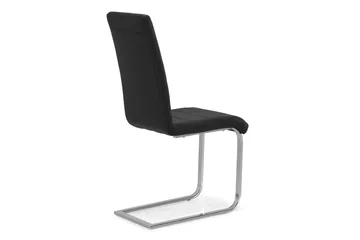 Cibus Matstol Konstläder - Svart / Krom - Möbler - Fåtölj & stolar - Matstol & köksstol