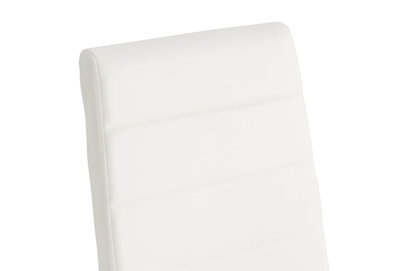 Cibus Matstol Konstläder - Vit/Krom - Möbler - Fåtölj & stolar - Matstol & köksstol