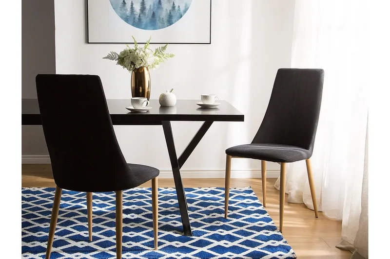 Clayton Stol Set Om 2 St - Svart - Möbler - Fåtölj & stolar - Matstol & köksstol