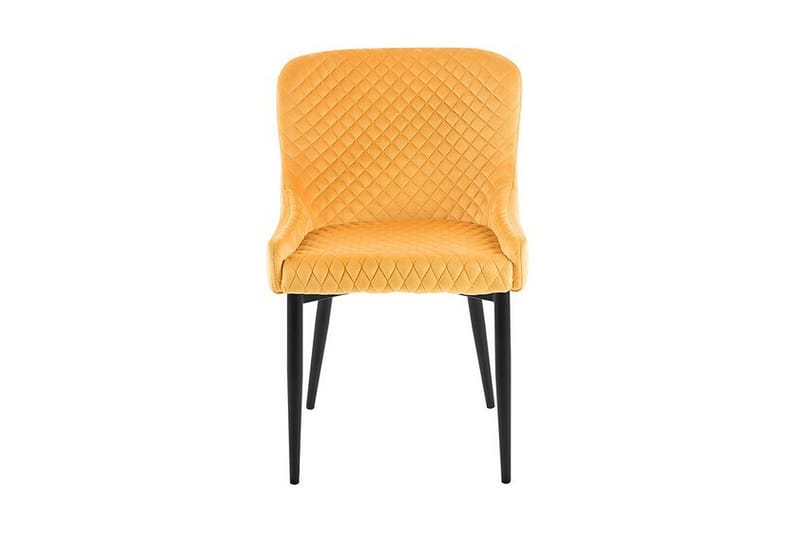Colino Stol 2-Pack Sammet - Gul - Möbler - Fåtölj & stolar - Matstol & köksstol
