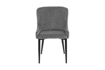 Colino Stol 2-Pack Sammet - Grå - Möbler - Fåtölj & stolar - Matstol & köksstol